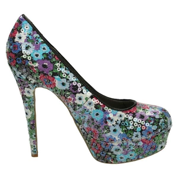 Spot On Ladies Spot On Platform Stilletto Shoe