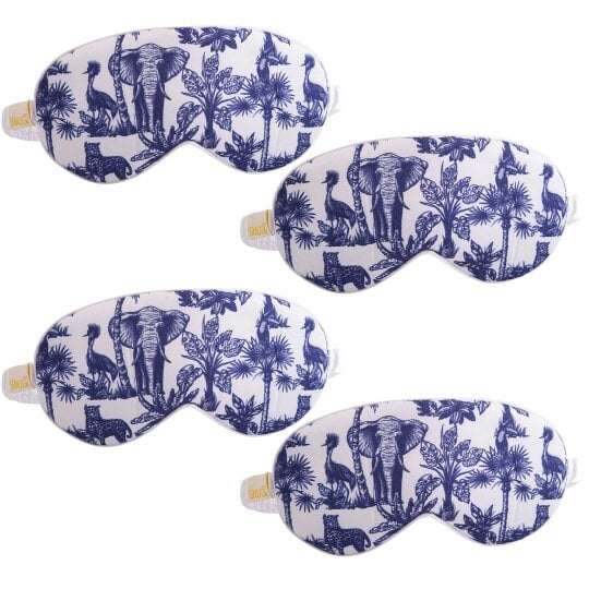 Satin Sleep Mask Multipack Sets - Various Designs - Elephant