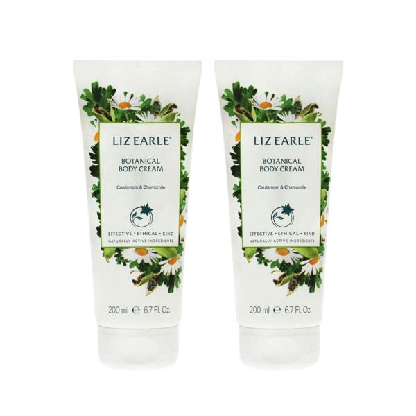 Liz Earle 200ml Body Cream Chamomile & Cardamom x2