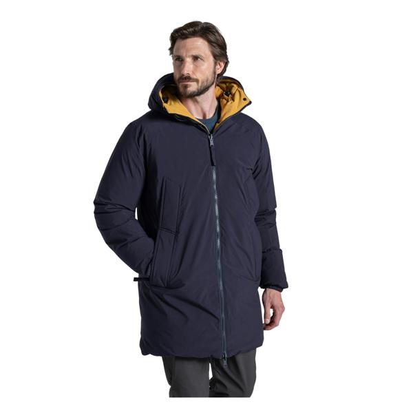Craghoppers Mens Bannerdale Reversible Padded Jacket - Dark Navy/Beesewax - 