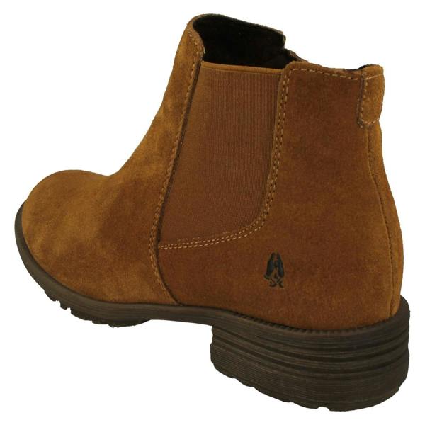 Hush Puppies Ladies Hush Puppies Block Heeled Ankle Boots Madisyn