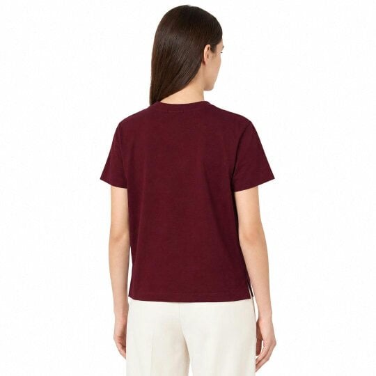 By Lanvin Small Signature Logo Burgundy T-Shirt