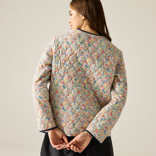 Regatta Womens/Ladies Cath Kidston Ditsy Floral Padded Jacket - Cream Harmony