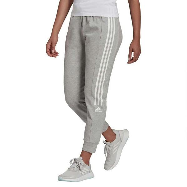 Adidas Womens/Ladies Fleece Joggers - Medium Grey - 