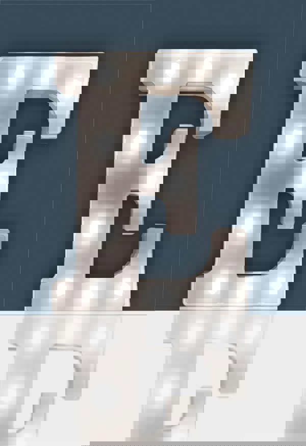 St Helens Battery Operated 3D LED Letter E Light