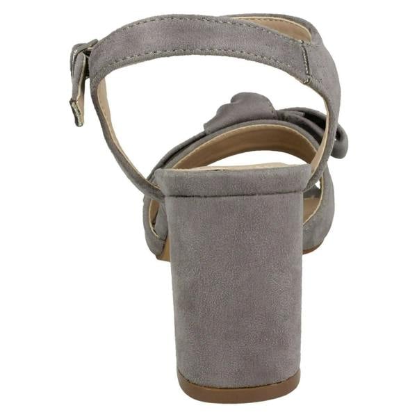 Spot On Ladies Spot On Blocked Heel Sandals