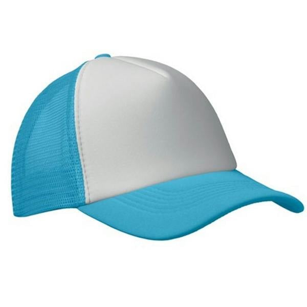 MidOcean Bubble Trucker Cap - White/Turquoise - 