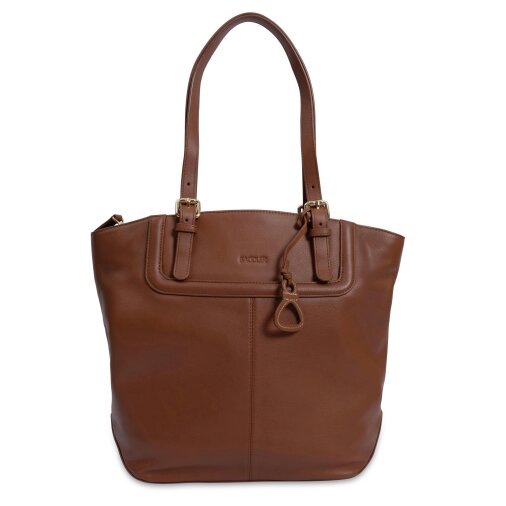 SADDLER Sienna Zip Top Tote Shopper Bag for Women - Handmade by Saddler