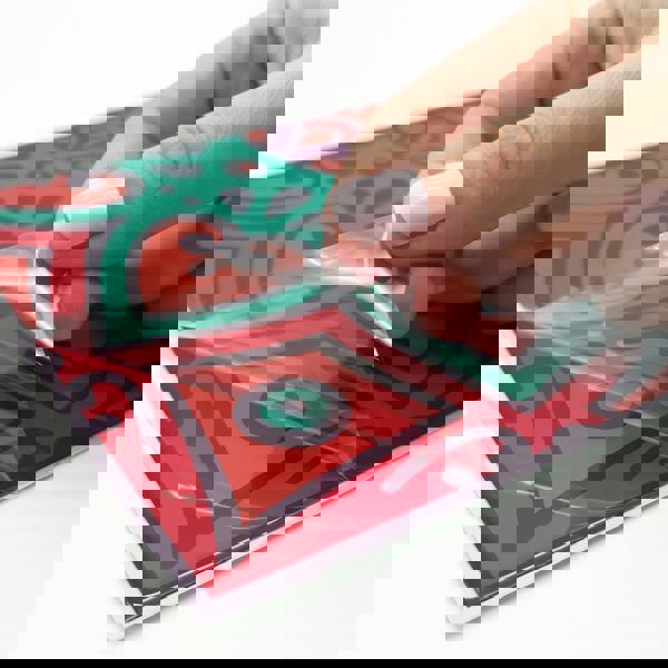 Colourful Mandala Spanish Glossy 3D Sticker Tile 15.4 cm (6 in) - 16pcs in a pack