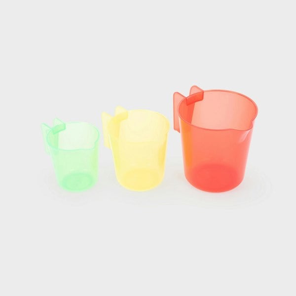 tickit Translucent Colour Nesting Jugs - Pack of 3
