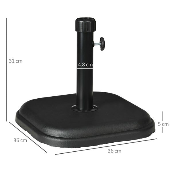 Center Pole Umbrella Base
