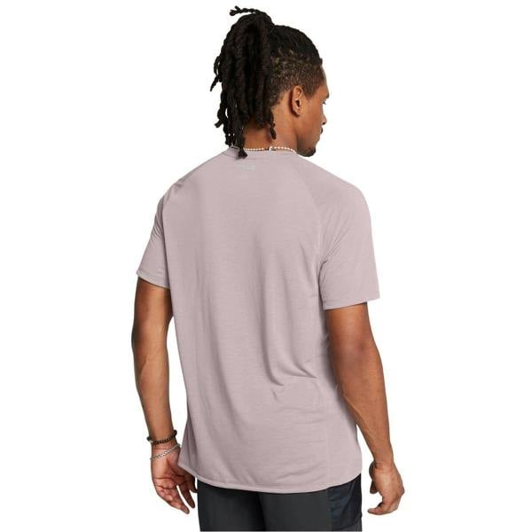 Under Armour Mens Launch Logo Lightweight Regular T-Shirt - Graystone - 