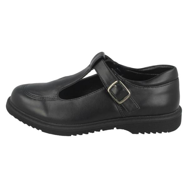 Cool For School Girls Cool For School T-Bar Buckle School Shoes H2433