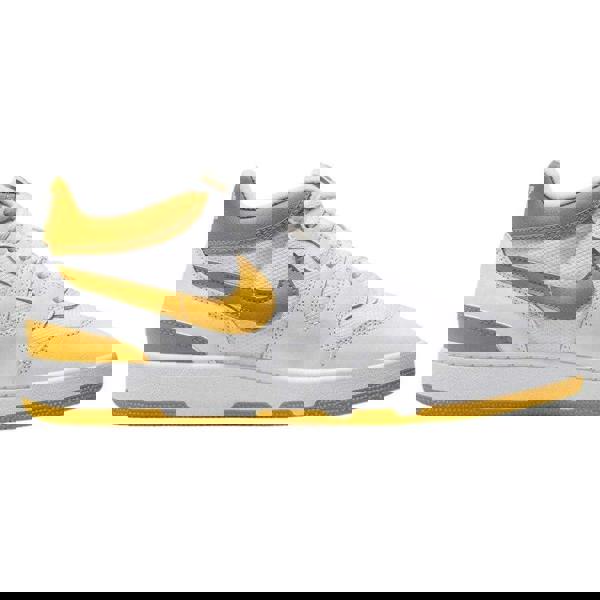 Nike Mens Attack Leather Trainers - White/Yellow - 