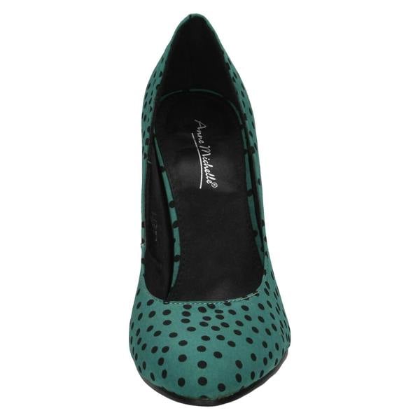 Anne Michelle Ladies Anne Michelle Polka Dot Court Shoes