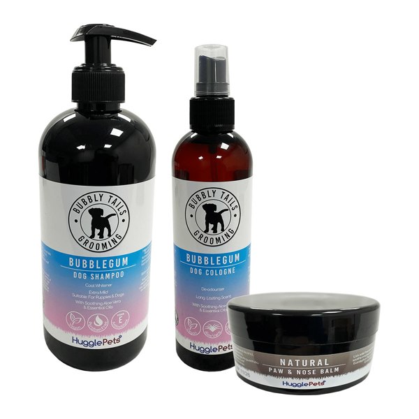 HugglePets Bubbly Tails - Shampoo, Cologne & Balm - Bubblegum