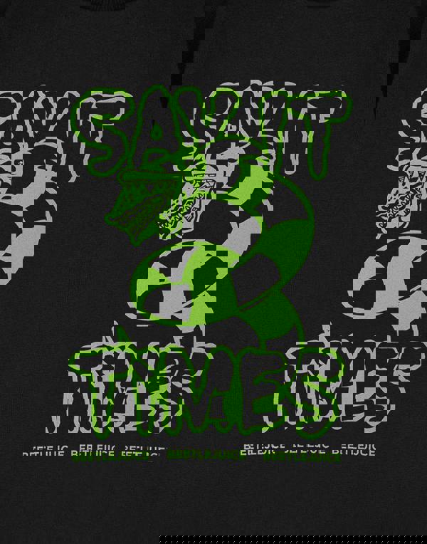 Beetlejuice Unisex Kids Black Say It Three Times Sweatshirt