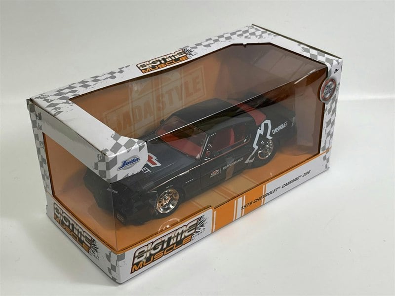 Jada Chevrolet Camaro Z28 1979 Black Big Time Muscle 1:24 Scale Jada 35207