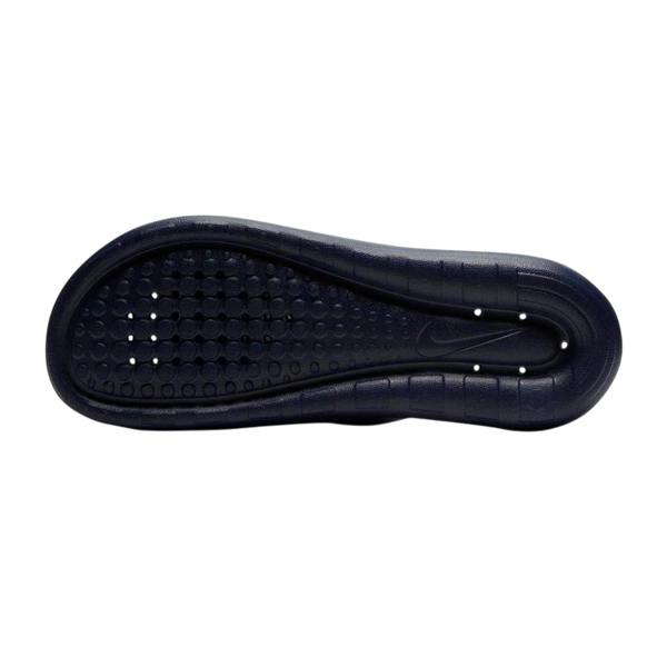 Nike Mens Victori One Swoosh Sliders - Navy/White - 