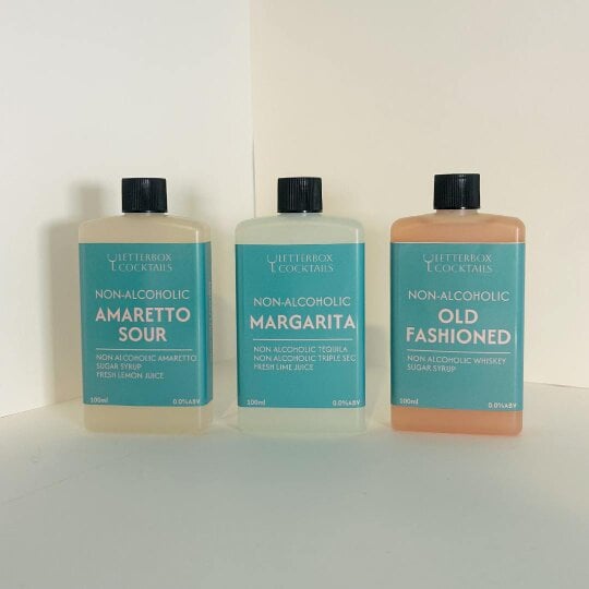 Letterbox Cocktails Build Your Own Mini Mocktail Box | 3 x 100ml Non-Alcoholic Cocktails