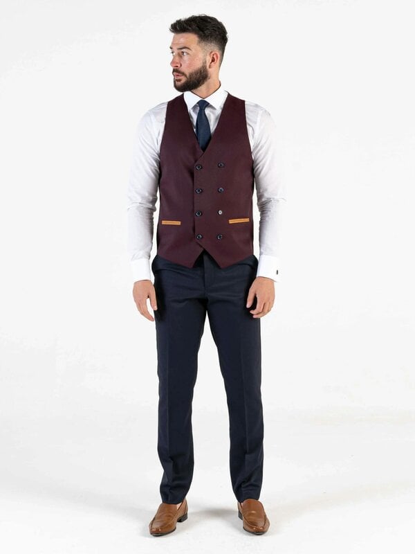 V2 Classic Angelo - Combi Beige Checks Three Piece Suit