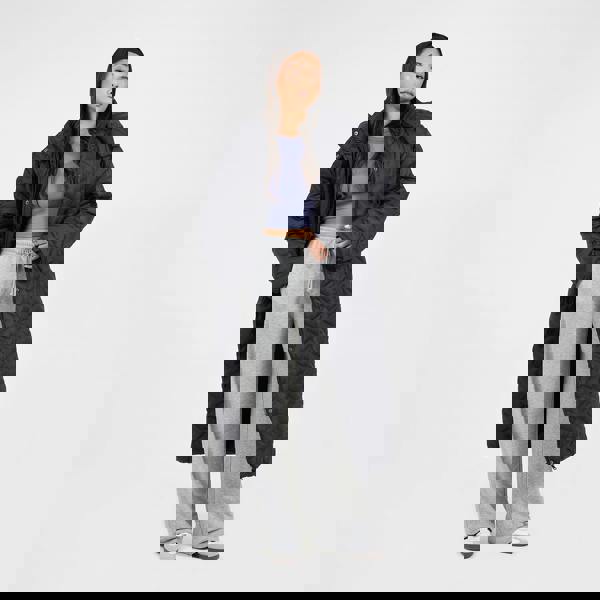 Brave Soul Black Heat Seal Quilted Longline Padded Jacket - Black Image 1