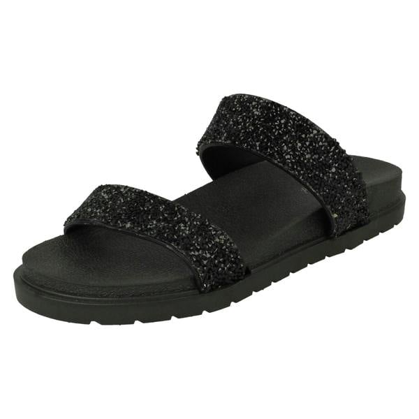 Spot On Ladies Spot On Slip On Sandals