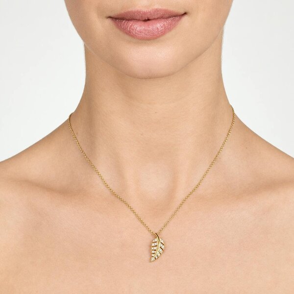Cachet London Leafy Gold Pendant
