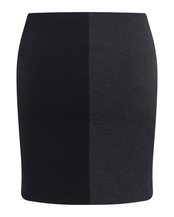 Frolickers Convertible Skirt Top - Grey Melange / Black