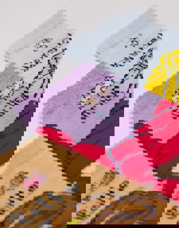 Disney Princess Girls Multicoloured 6 Pack Calf Socks Set of 6