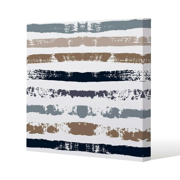 Benjamin Tate Design Brush strokes Slim Style Canvas Print  90x90cm , 15mm Slim Real wood.