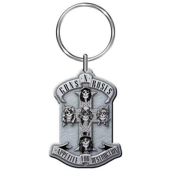 Guns N Roses Keyring Appetite For Destruction Keychain