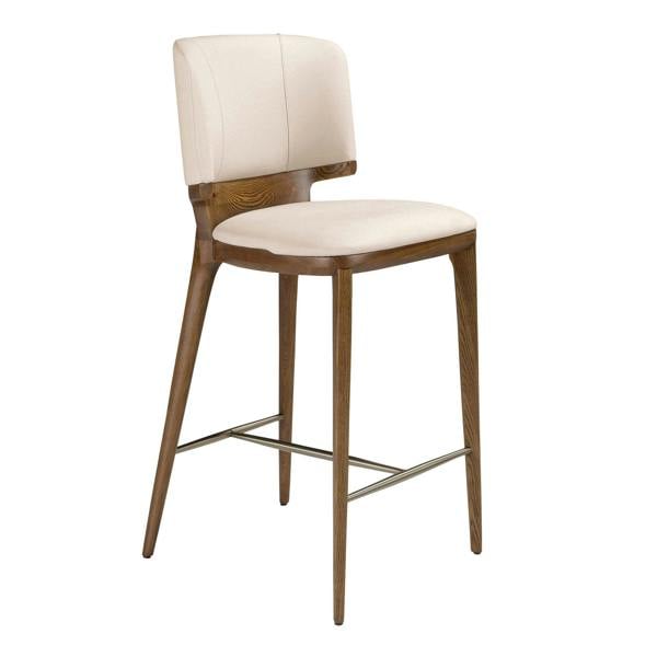 Angel Cerdá Cream Leatherette Stool 4208
