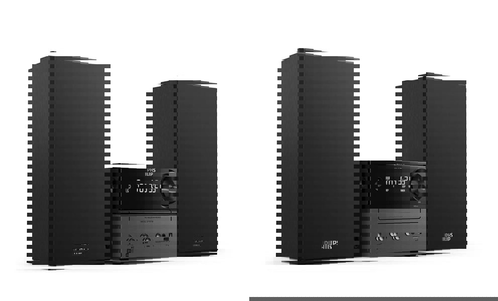 Philips TAM3505-12 BT Micro Hi-Fi System DAB+ Radio, CD Player, USB Charging - Free Gift RRP £10!