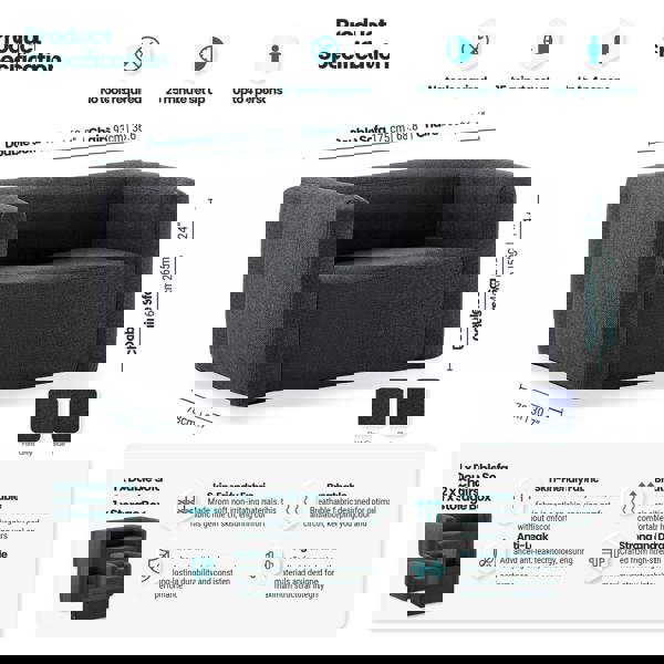 Inflatable Chair and Double Sofa Set Outdoor Furniture Wave Spas UK