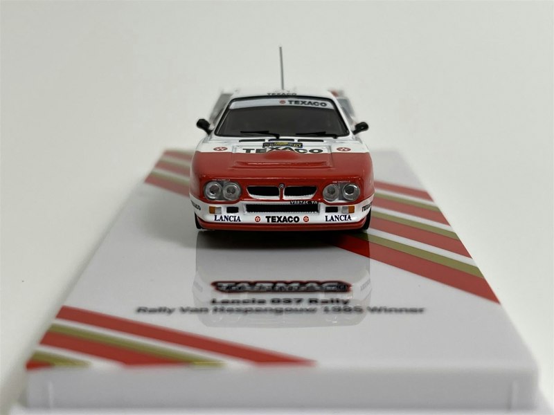 Tarmac Lancia 037 Rally Van Haspengouw 1985 Winner 1:64 Scale Tarmac Works T64PTL00285RVH03