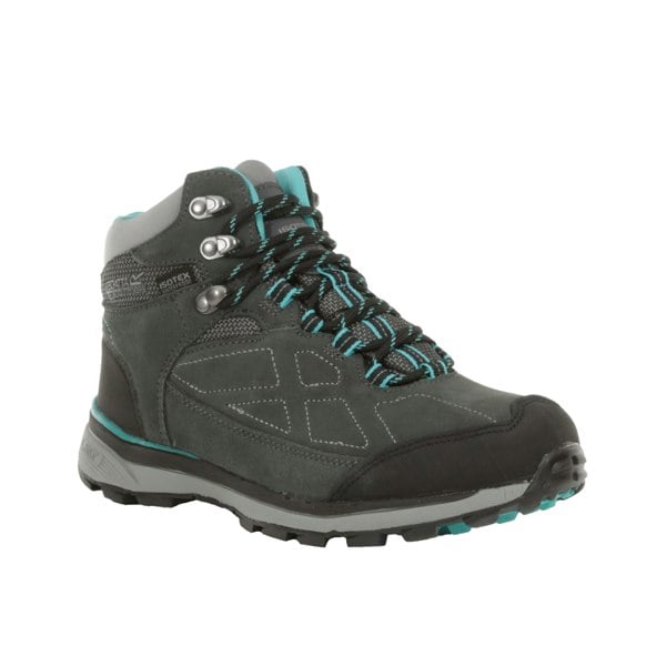 Regatta Womens/Ladies Samaris Suede Walking Boots - Briar/Atlantis Blue