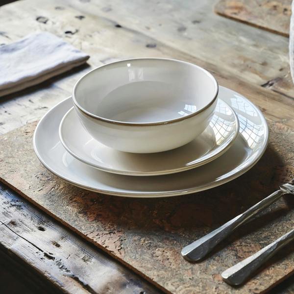 Cooks Professional Nordic Stoneware 12 Piece Dinner Set | White