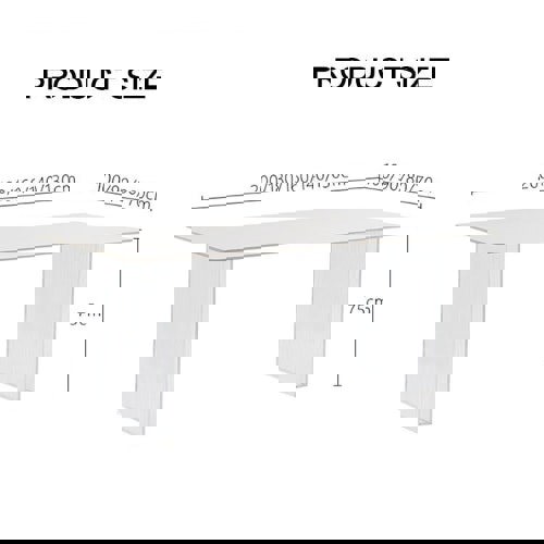 Leonie White Dining Table, Acrylic-Rit Concept-Rit Concept