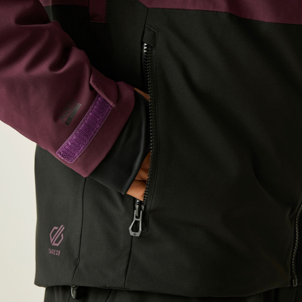 Dare 2B Mens Baseplate III Ski Jacket - Black/Fig