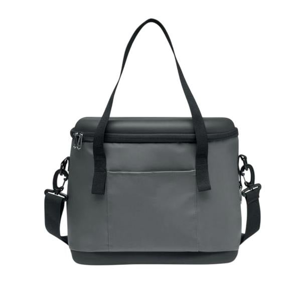 MidOcean Coolin 40L Tarpaulin Cooler Bag - Stone Grey/Black - 