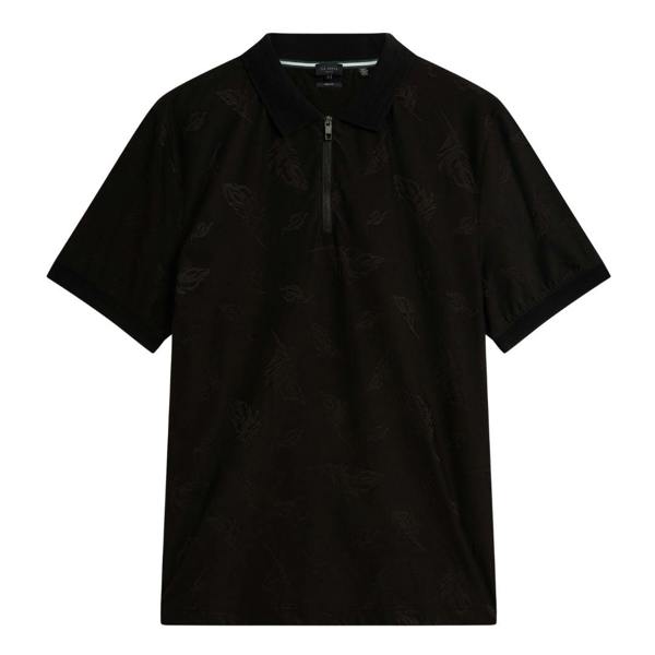Ted Baker MMB NEYACK SS Feather Jacquard Zip Polo 6