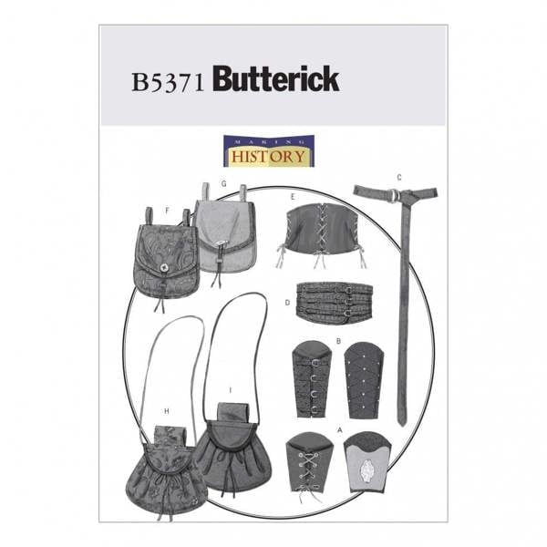 Butterick Sewing Pattern 5371, Costumes for Men, Women, SML-MED-LRG - Intermediate