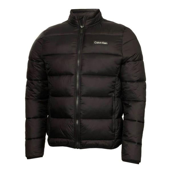 Calvin Klein Mens Regular Puffer Jacket - Black - 