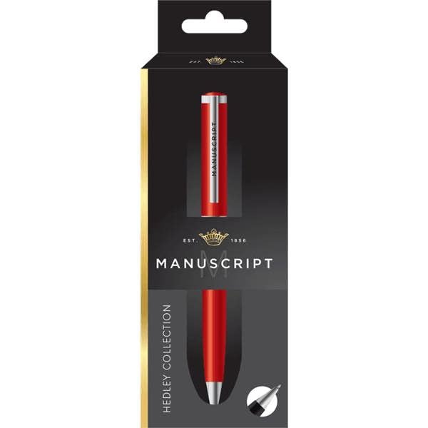 Hedley Racing Red & Chrome Trim - Ballpoint Pen.