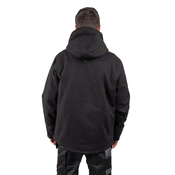 Caterpillar Mens Sherpa Lined Hooded Jacket - Black