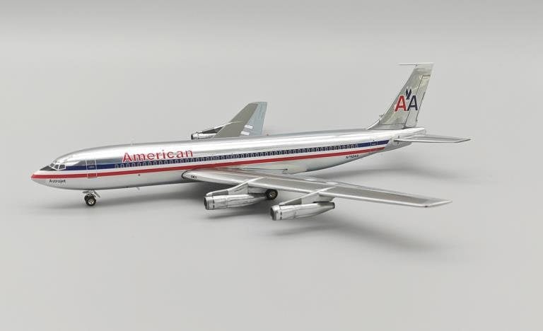 InFlight200 American Airlines Boeing 707-100 N7504A With Stand 1:200 Scale Inflight200 IF701AA1124PR