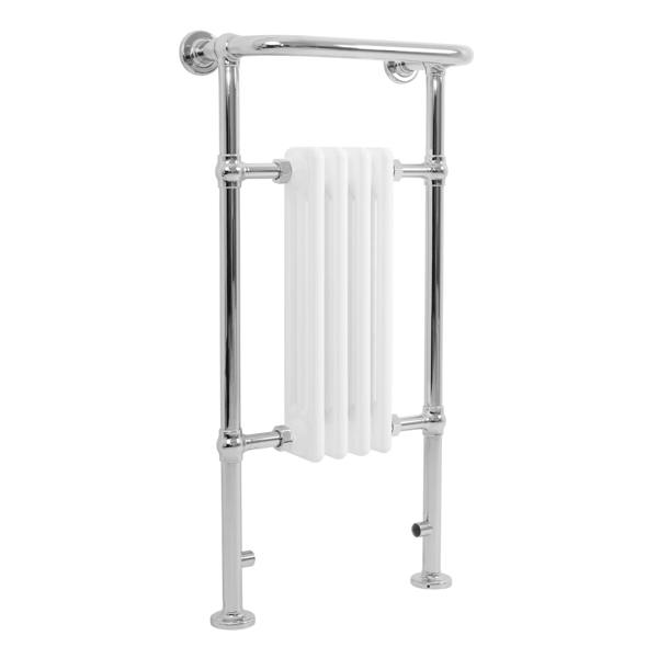 Monstershop Traditional Heated Towel Rail Radiator – 950mm x 480mm  – White
