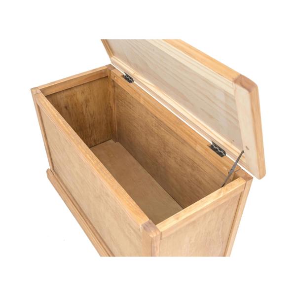Cabinet Bits Lucca Waxed Blanket Box Ottoman