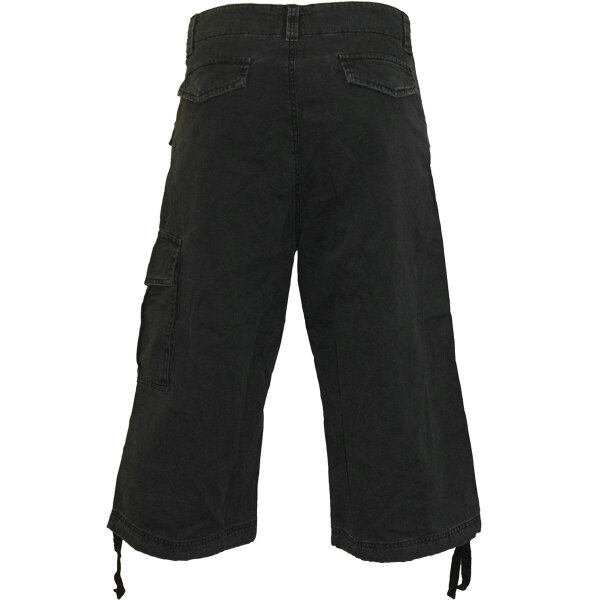 Spiral - Vintage Cargo Shorts 3/4 Long Black